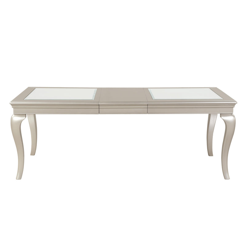 Crawford Dining Table in Gold/Silver/Champagne/Transparent - 5546-84