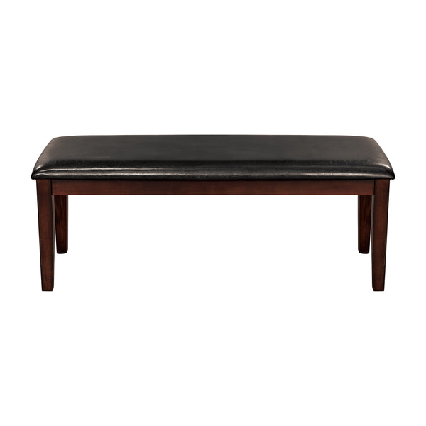 Mantello Bench in Brown/Cherry - 5547-13