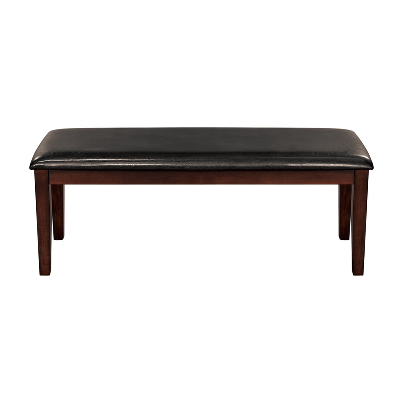 Mantello Bench in Brown/Cherry - 5547-13