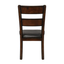 Mantello Side Chair in Brown/Cherry - 5547S