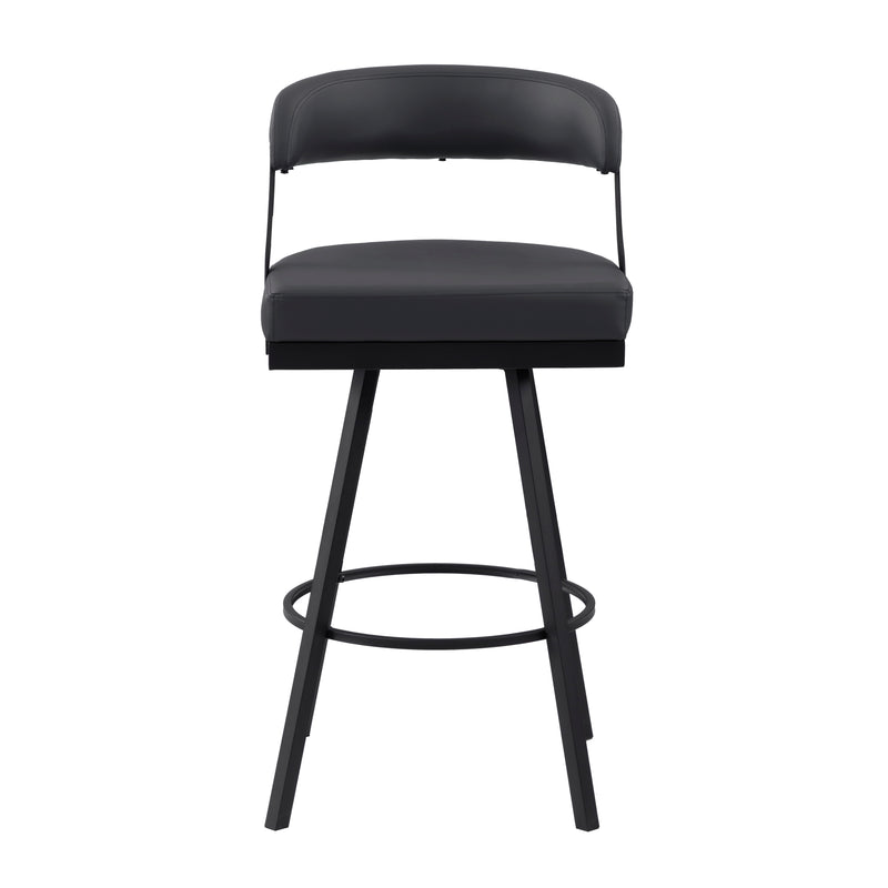 Crowley Swivel Pub Height Chair in Black - 5565-29BK