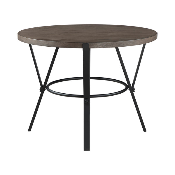 Crowley Counter Height Table in Black/Brown - 5565-36RD