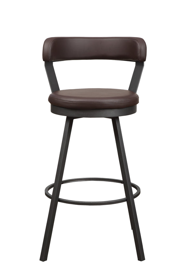Appert Swivel Pub Height Chair, Brown in Gray/Brown - 5566-29BR