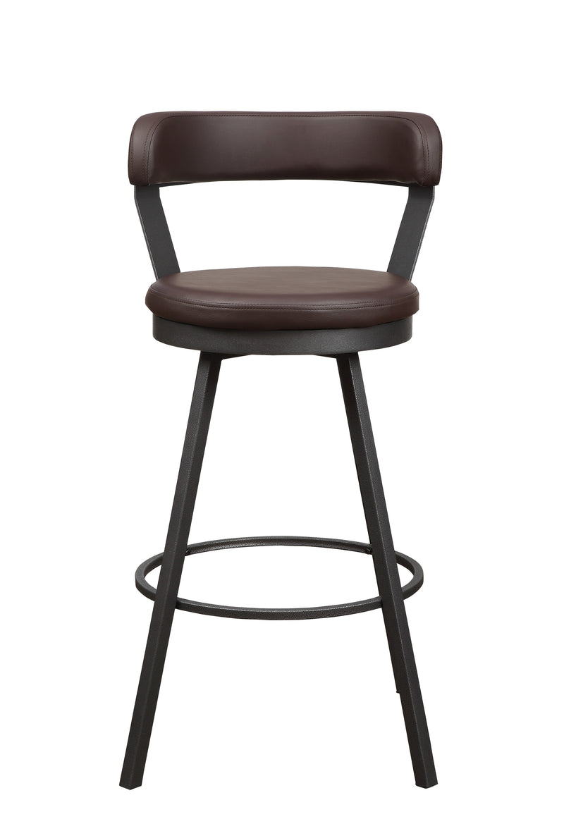 Appert Swivel Pub Height Chair, Brown in Gray/Brown - 5566-29BR