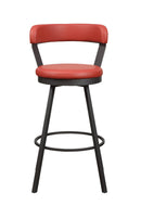Appert Swivel Pub Height Chair, Red in Red/Gray - 5566-29RD