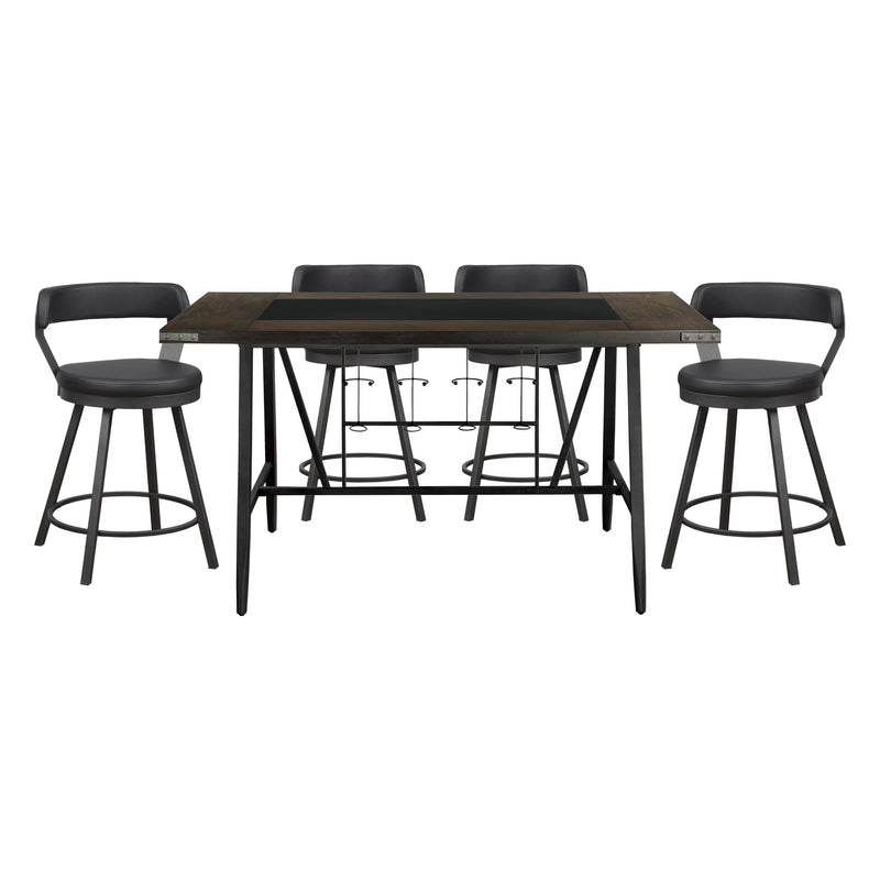 Appert 5pc Set (TB+4S) in Gray/Transparent/Brown - 5566-36*5