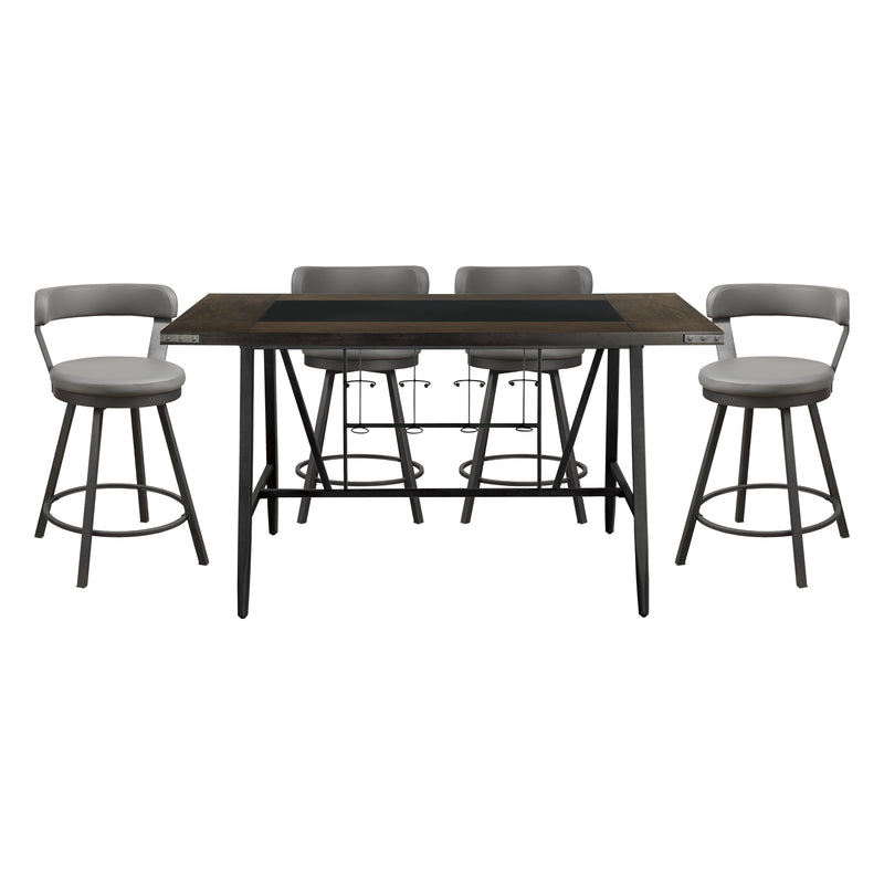 Appert 5pc Set (TB+4S) in Gray/Brown - 5566-36*5GY