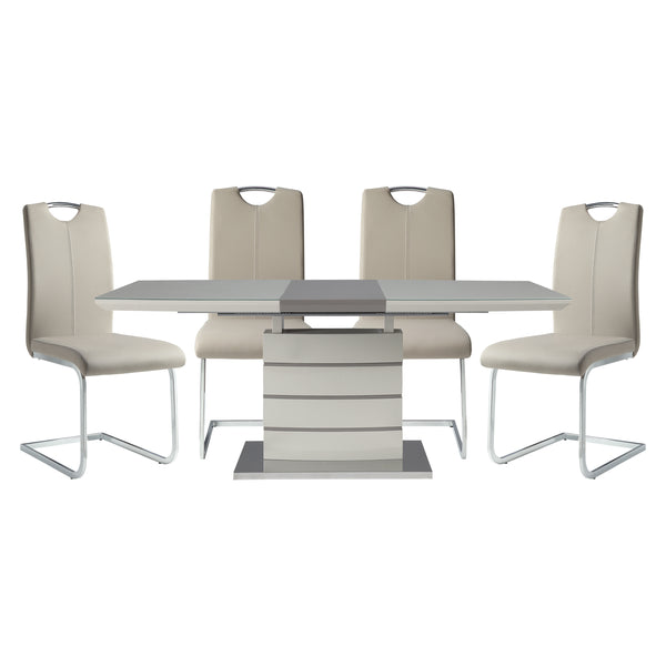 Glissand 5pc Set (TB+4S) in White/Taupe/Gold/Silver/Champagne - 5599-71*5