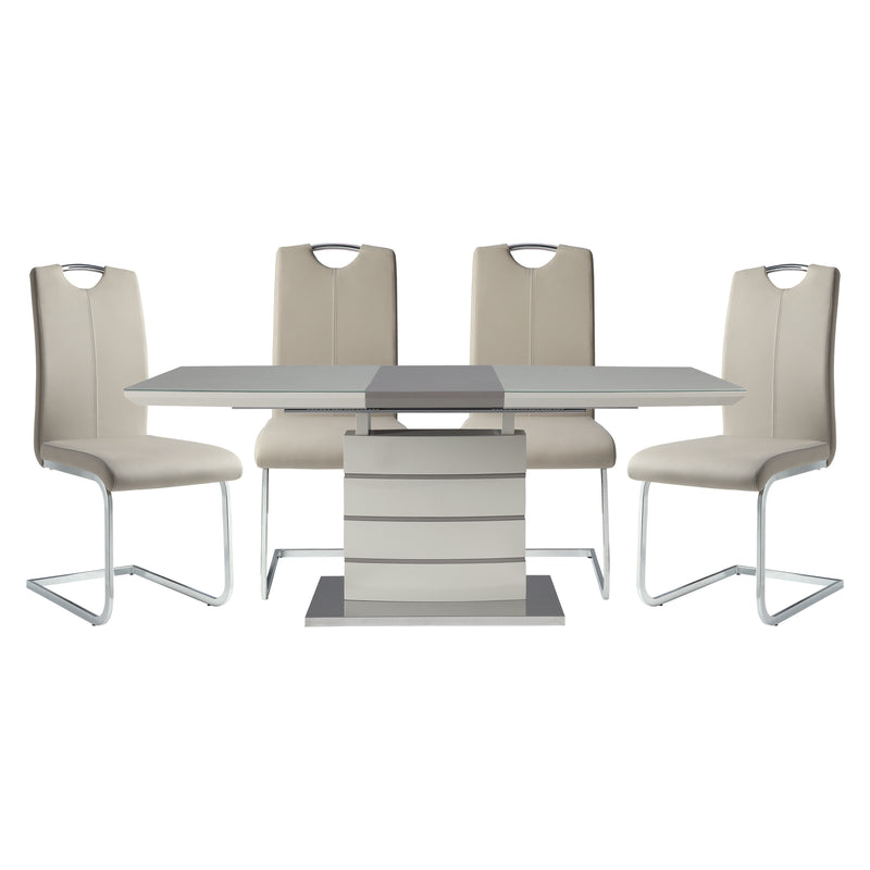 Glissand 5pc Set (TB+4S) in White/Taupe/Gold/Silver/Champagne - 5599-71*5