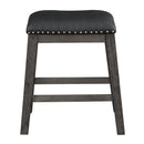 Timbre Counter Height Stool in Gray/Black - 5603-24