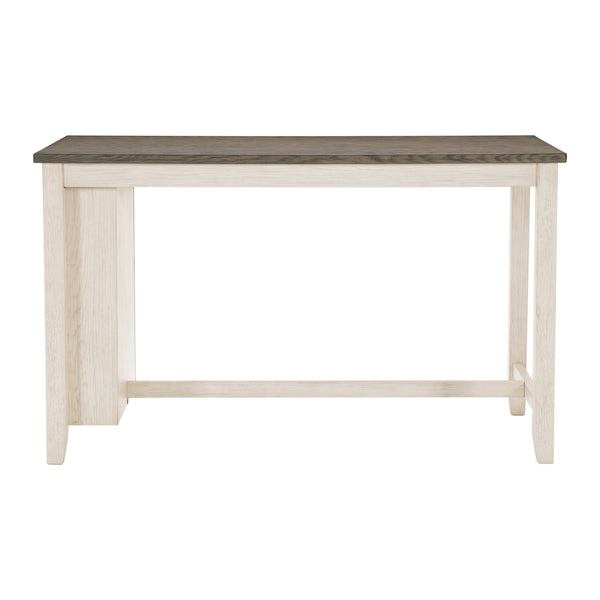 Timbre Counter Height Table in White/Brown - 5603WW-36