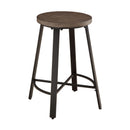 Chevre Counter Height Stool in Brown/Gray/Metal - 5607-24