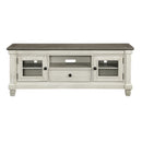 Granby TV Stand in Brown/White - 56270NW-64T