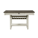 Granby Counter Height Table in White/Brown - 5627NW-36*