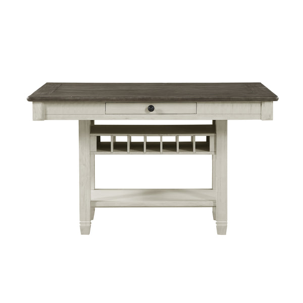 Granby Counter Height Table in White/Brown - 5627NW-36*