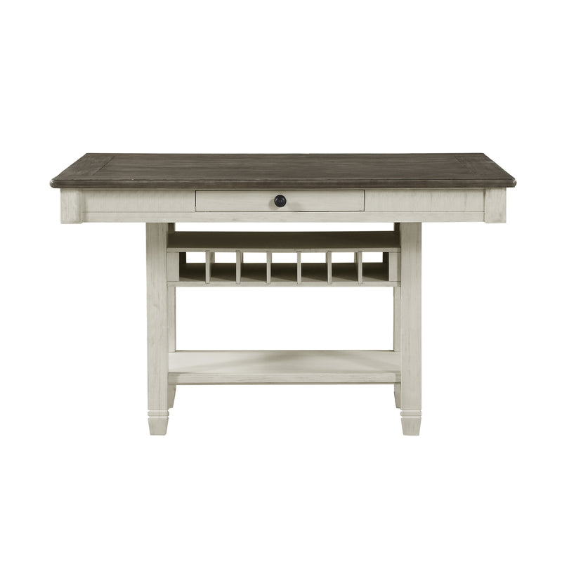Granby Counter Height Table in White/Brown - 5627NW-36*