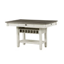 Granby Counter Height Table in White/Brown - 5627NW-36*