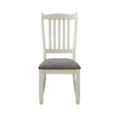 Granby Side Chair - White,Brown,Gray