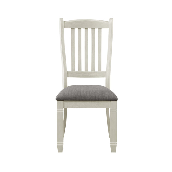 Granby Side Chair in White/Brown/Gray - 5627NWS