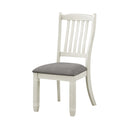 Granby Side Chair in White/Brown/Gray - 5627NWS