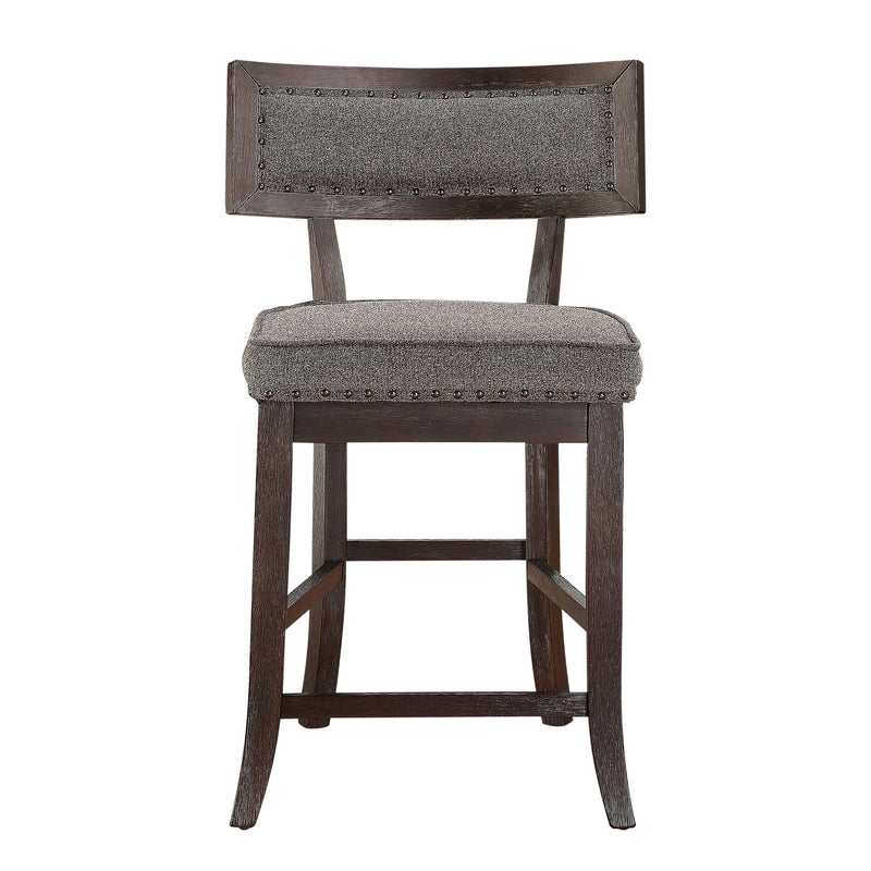 Oxton Counter Height Chair, Fabric in Brown/Cherry/Espresso - 5655-24FA