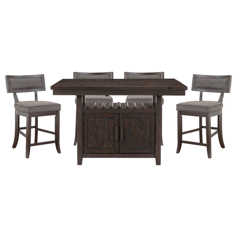 Oxton 5pc Set (TB+4S) in Brown/Cherry/Espresso - 5655-36*5FA