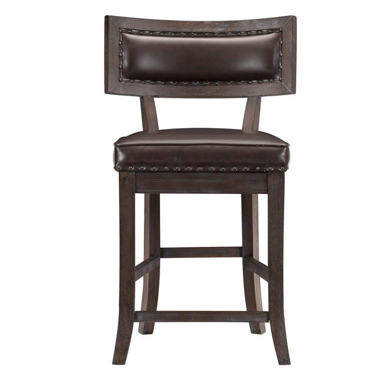 Oxton Counter Height Chair in Cherry/Brown/Espresso - 5655-24
