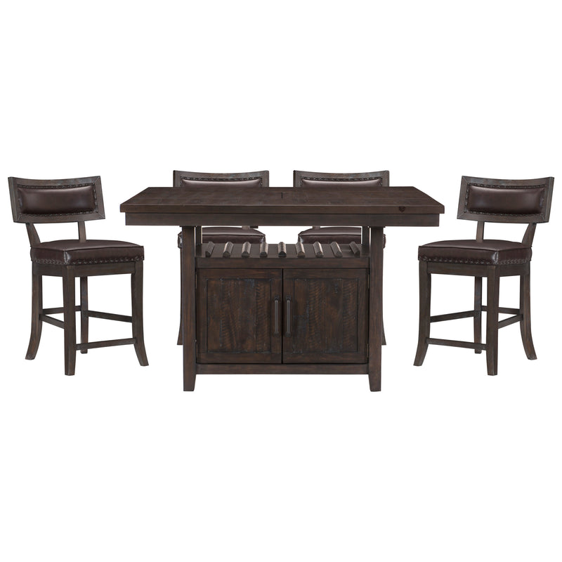 Oxton 5pc Set (TB+4S) in Brown/Cherry/Espresso - 5655-36*5