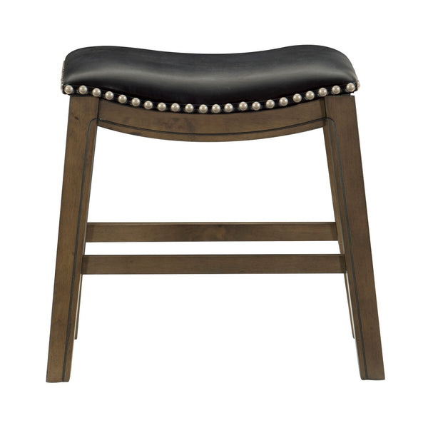 Ordway 18 Dining Stool, Black in Black/Brown - 5682BLK-18