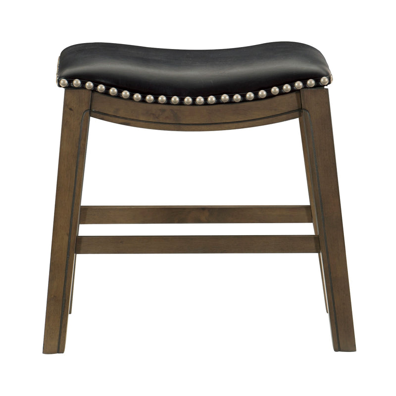 Ordway 18 Dining Stool, Black in Black/Brown - 5682BLK-18