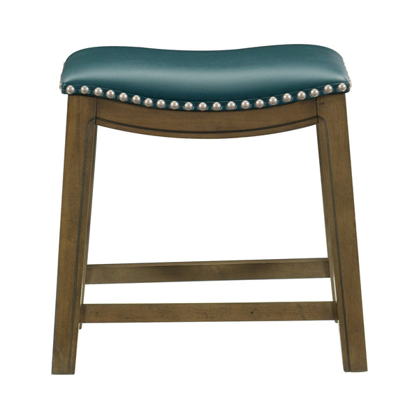 Ordway 18 Dining Stool, Green in Brown/Green - 5682GEN-18