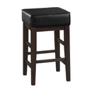 Pittsville Counter Height Stool in Black/Espresso - 5684BK-24