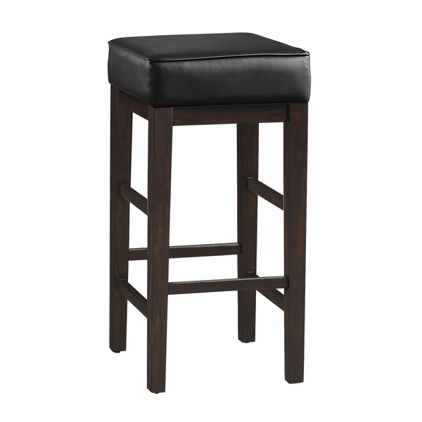 Pittsville Pub Height Stool in Black/Espresso - 5684BK-29