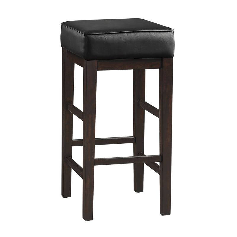 Pittsville Pub Height Stool in Black/Espresso - 5684BK-29