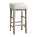 Pittsville Pub Height Stool - White,Beige