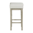 Pittsville Pub Height Stool in White/Beige - 5684WH-29