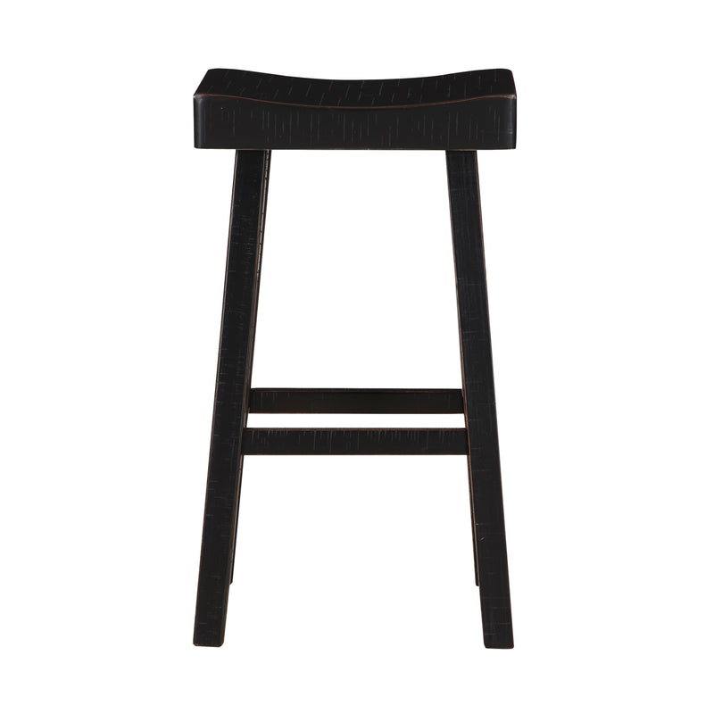 Caspian 4-Piece Pack Pub Height Set in Black - 5687BLK-424P