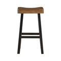 Caspian Pub Height Stool - Black,Brown