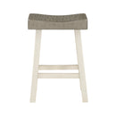 Caspian COUNTER HEIGHT STOOL in Brown/White - 5687WTT-24