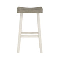 Caspian Pub Height Stool - Brown,White