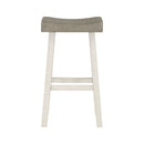 Caspian PUB HEIGHT STOOL in Brown/White - 5687WTT-29