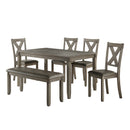 Holders 6-Piece Pack Dinette Set in Gray - 5693