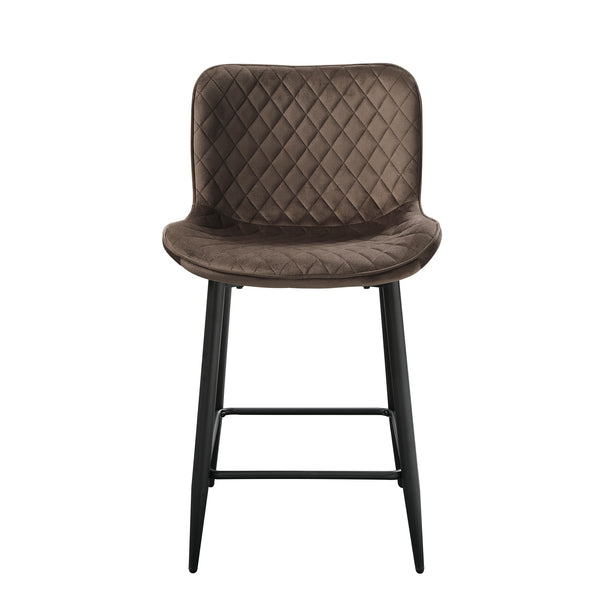 Nya Counter Height Chair in Black/Brown - 5695BRW-24