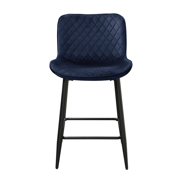 Nya Counter Height Chair in Black/Blue - 5695DBU-24