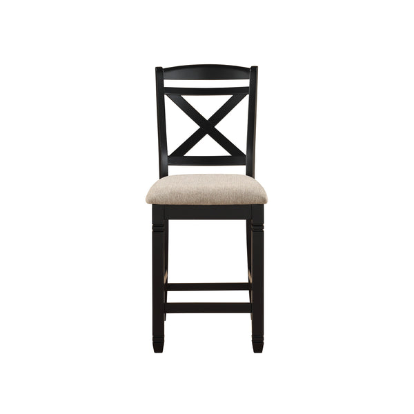 Baywater Counter Height Chair in Black/Beige - 5705BK-24