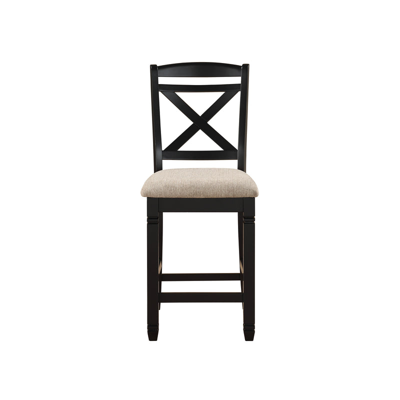 Baywater Counter Height Chair in Black/Beige - 5705BK-24
