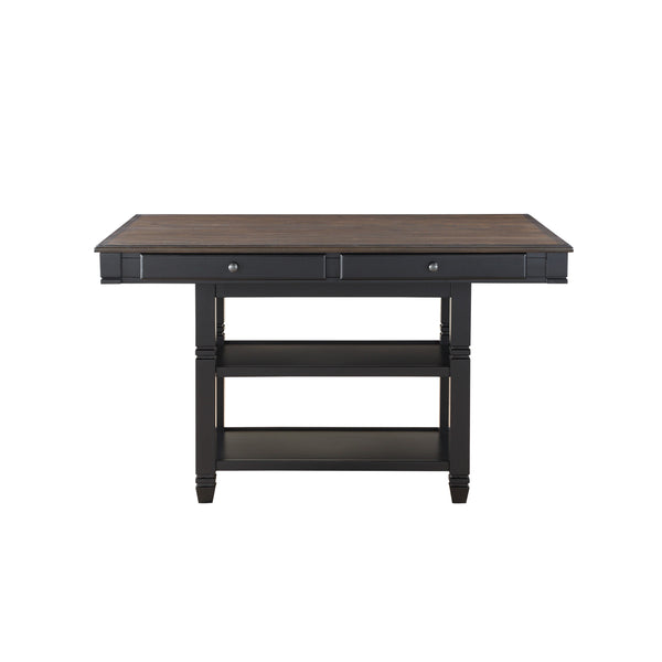 Baywater Counter Height Table in Black/Natural - 5705BK-36