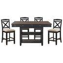 Baywater 5pc Set (TB+4S) in Natural/Black/Beige - 5705BK-36*5