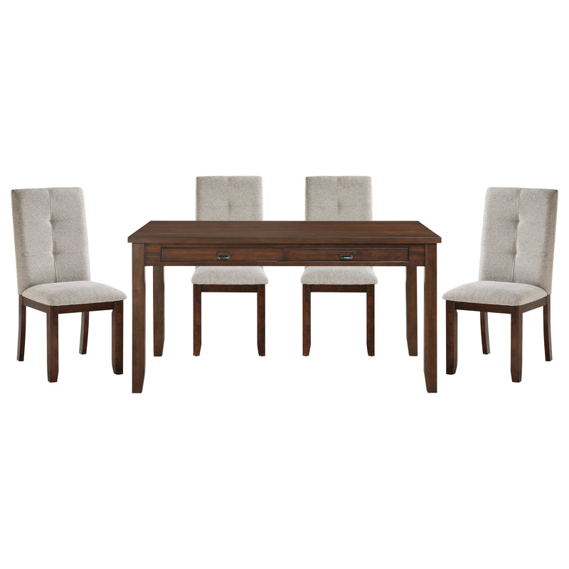 Binghampton 5pc Set (TB+4S) in Cherry/Gray - 5710-60*5