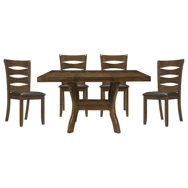 Darla 5pc Set (TB+4S) in Brown - 5712-54*5